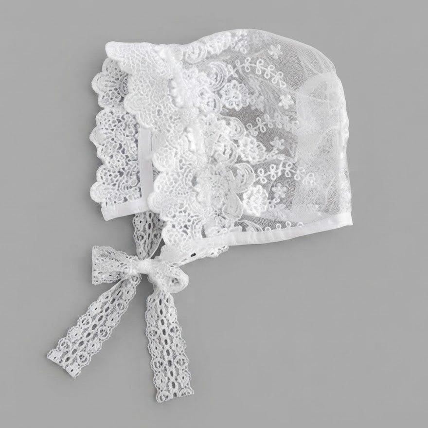 Capota encaje - blanco