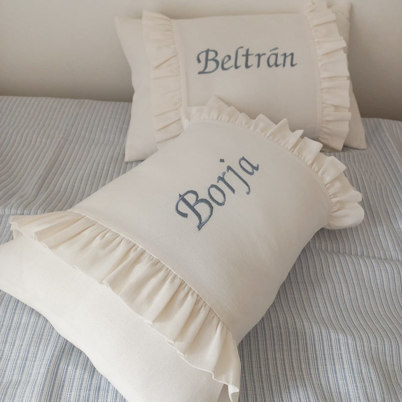 Cojín Vuelos laterales - tela a elección