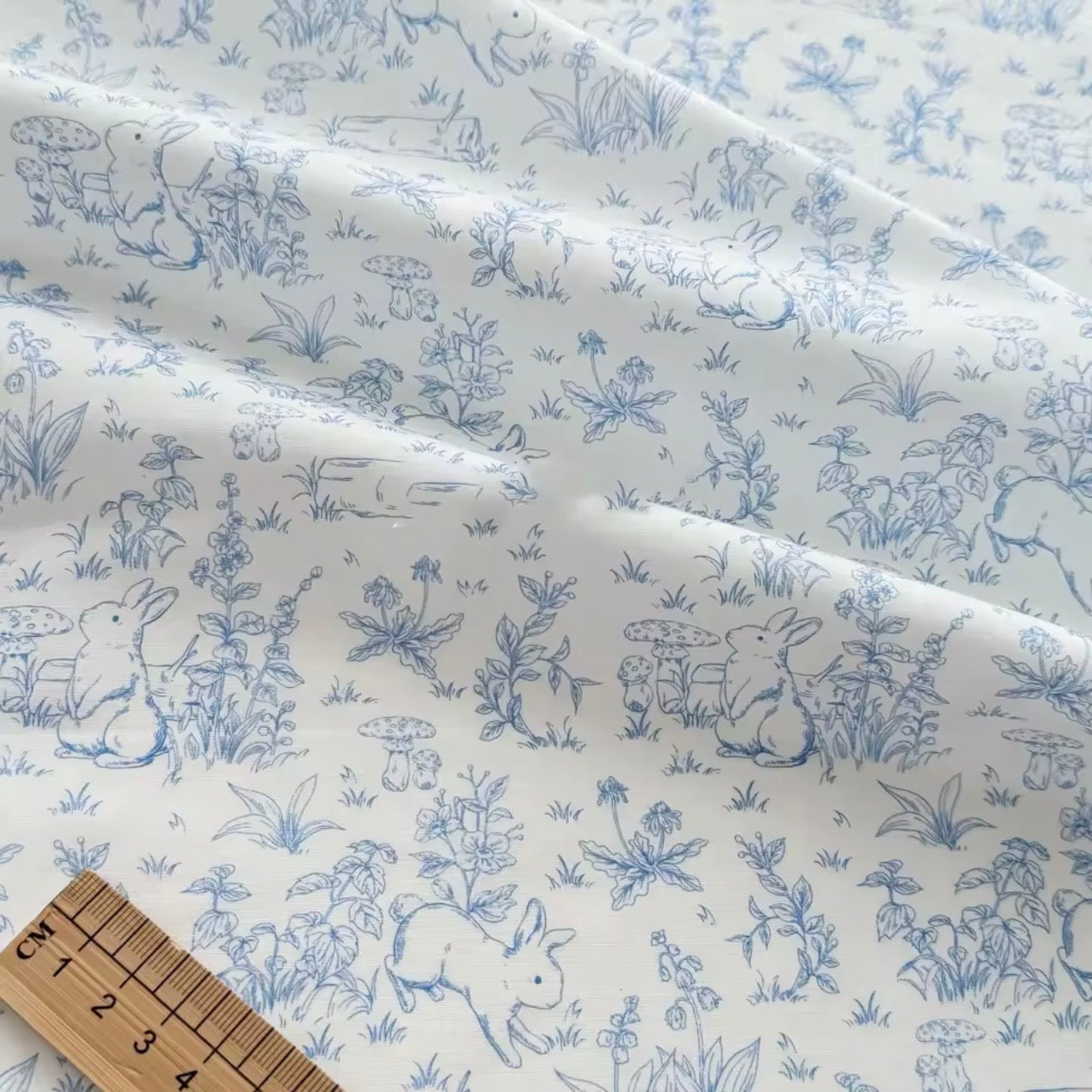 COLECCIÓN LIMITADA Cuna Nido - Conejitos Celestes