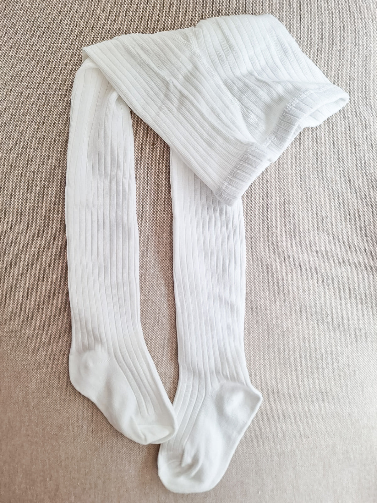 Pantys listadas - Blanco