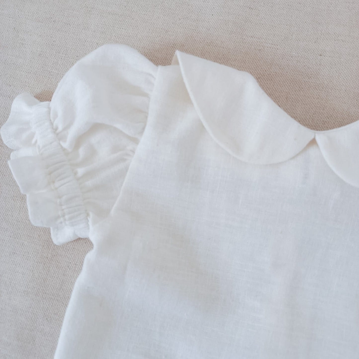 Blusa cuello bebé - lino a elección