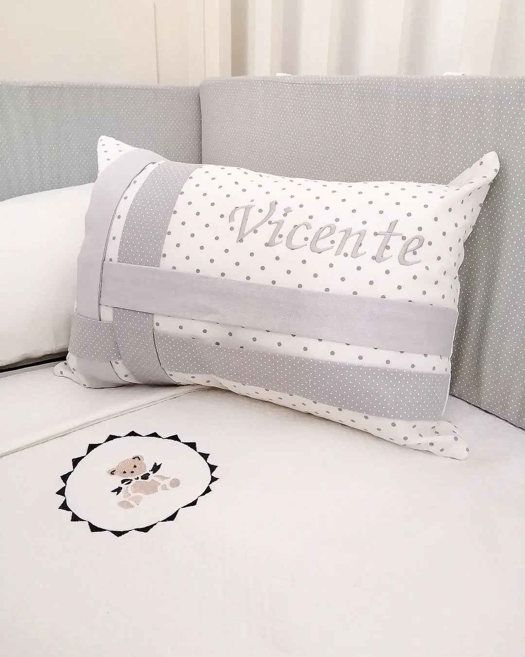 Cojín Personalizado - Telas traslapadas