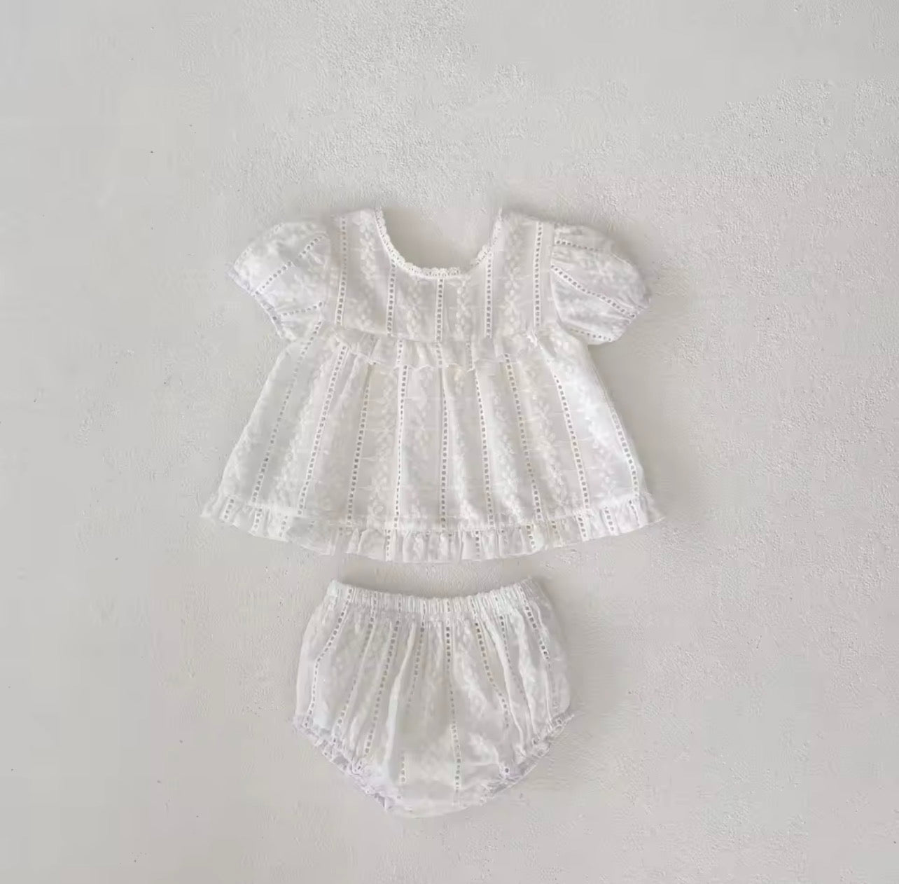Conjunto Broderie Blanco