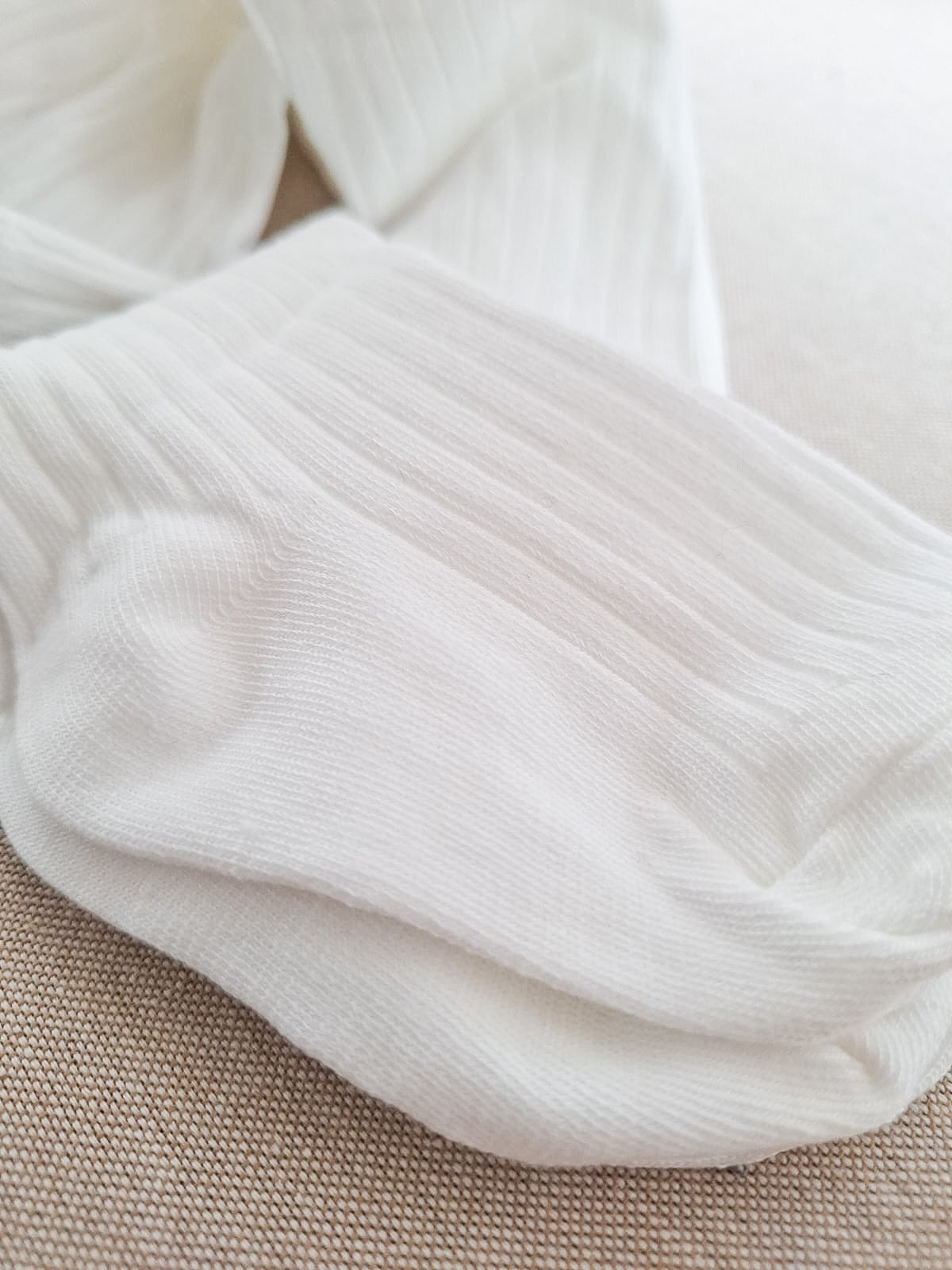 Pantys listadas - Blanco