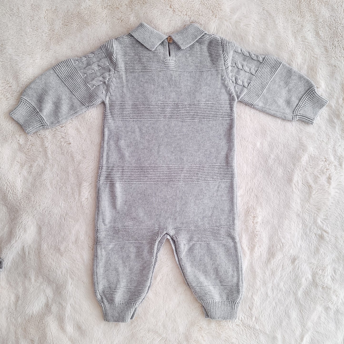 Enterito con capota - gris