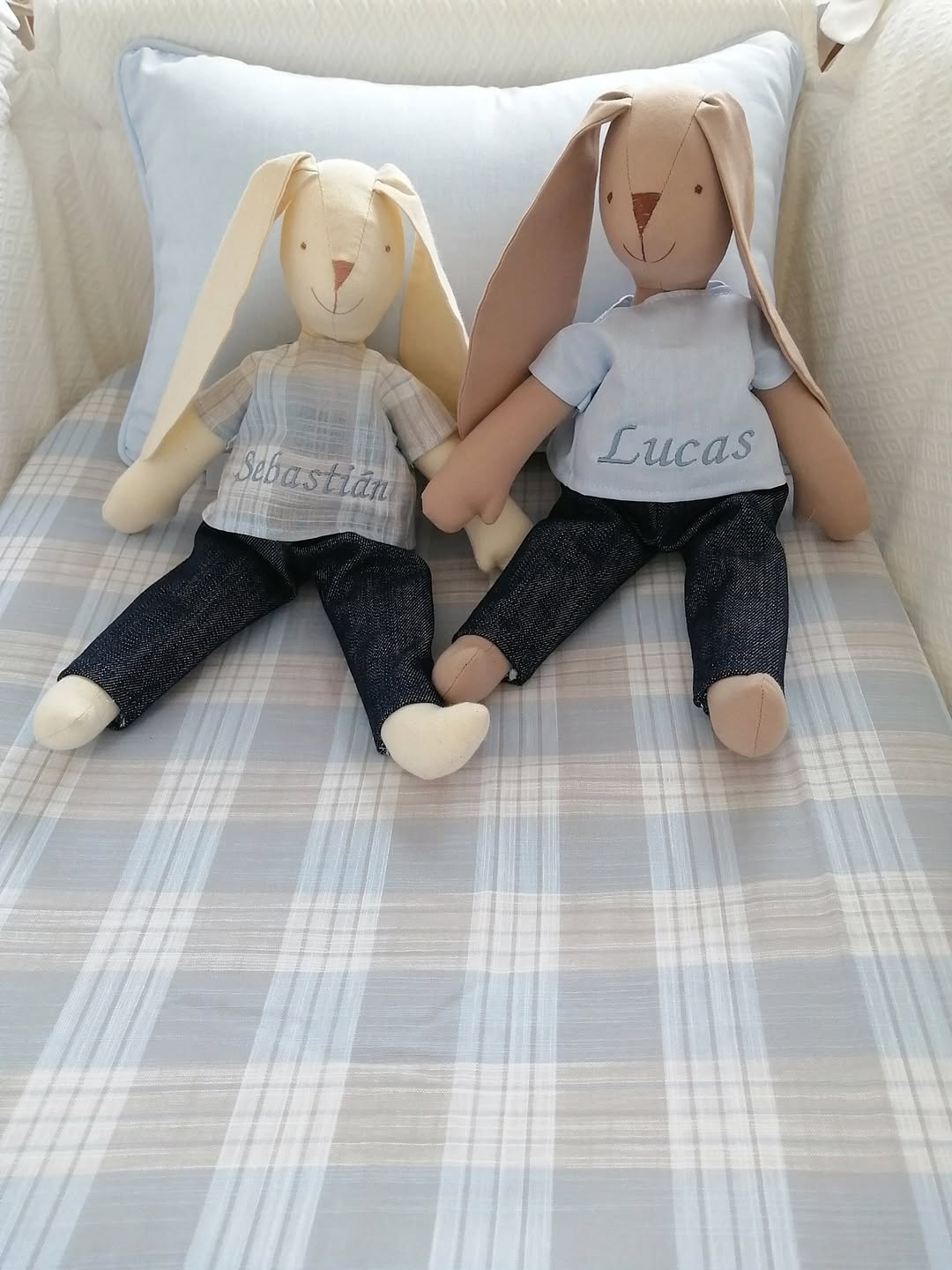 Conejito personalizado - polera y pantalón