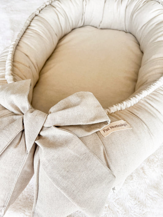 Cuna Nido - Loneta Beige