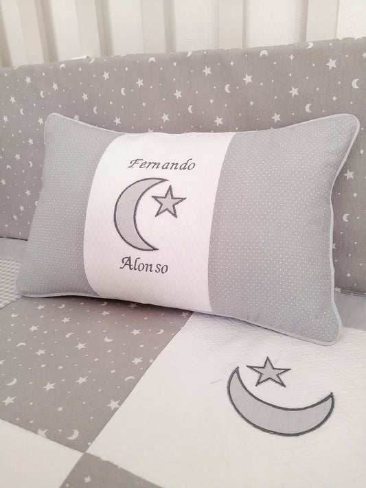 Cojín Personalizado - Luna y estrellas