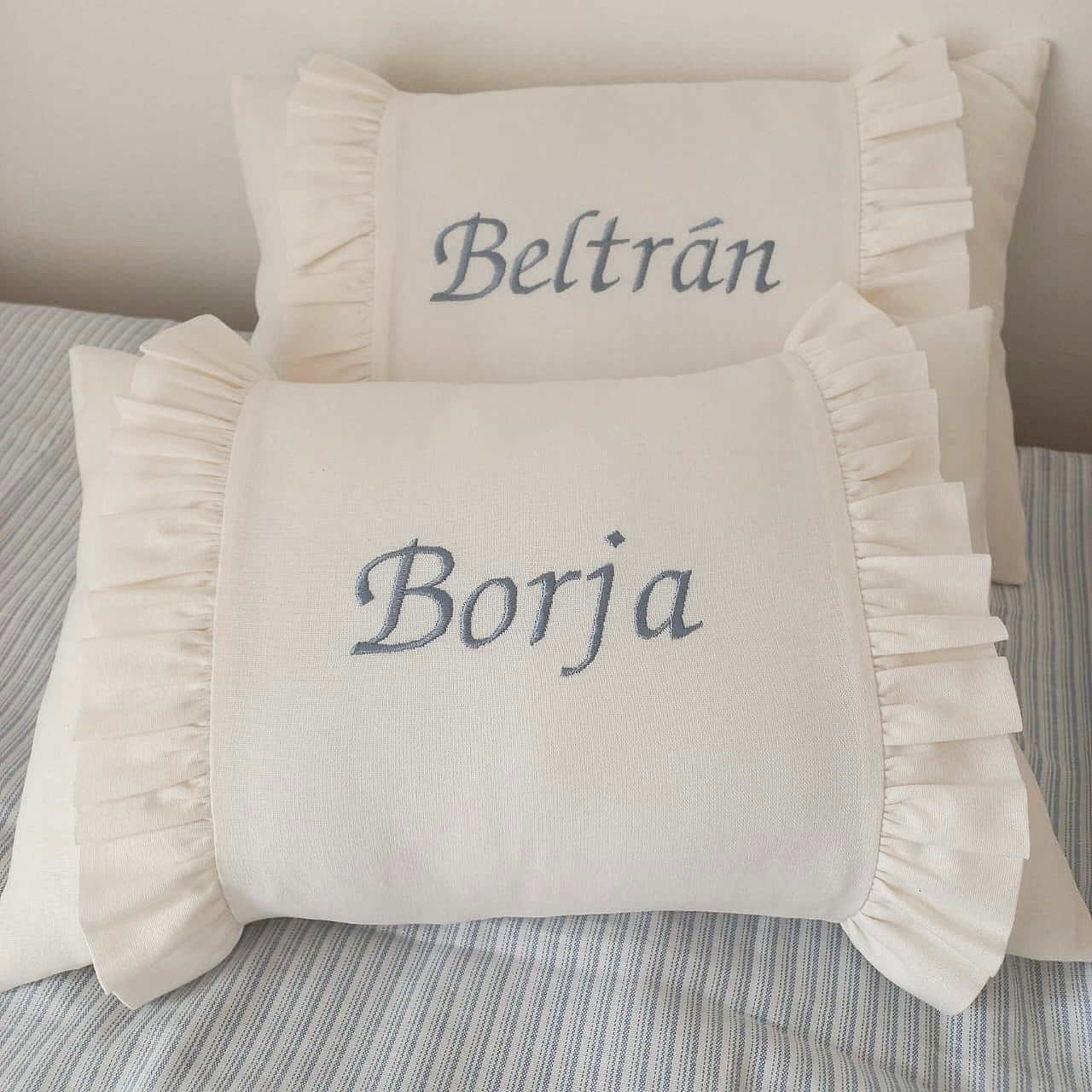 Cojín Vuelos laterales - tela a elección