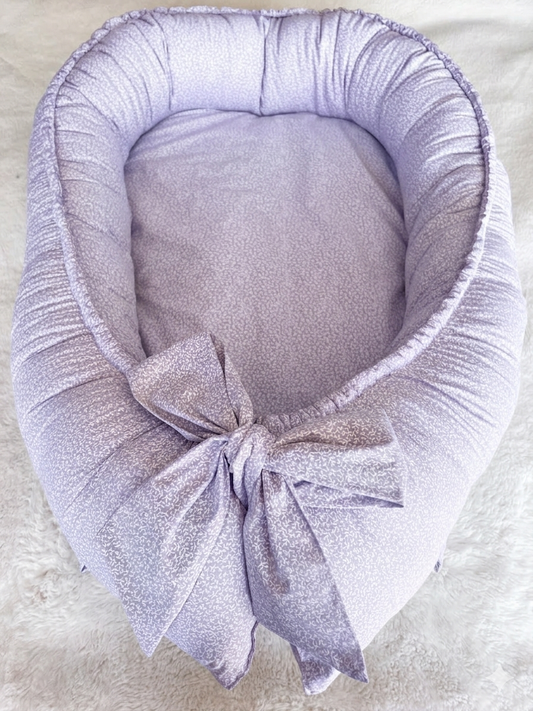 Cuna Nido - Hojitas lila