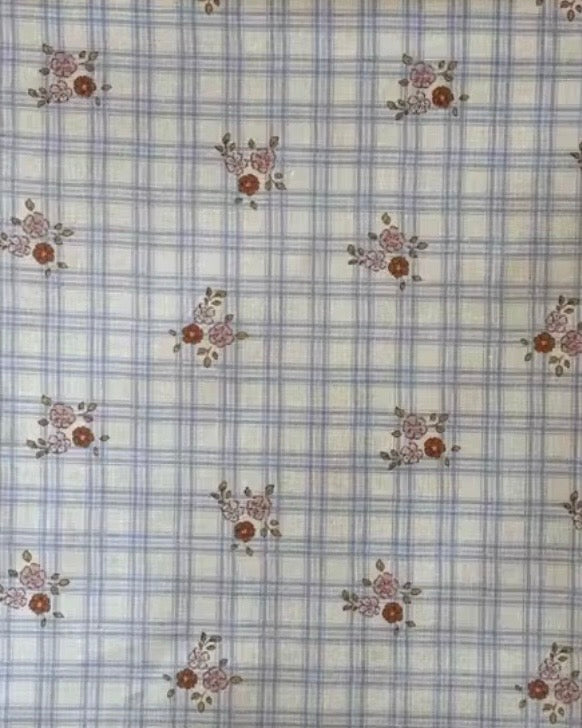COLECCIÓN LIMITADA Cuna Nido - Cuadrillé y Flores