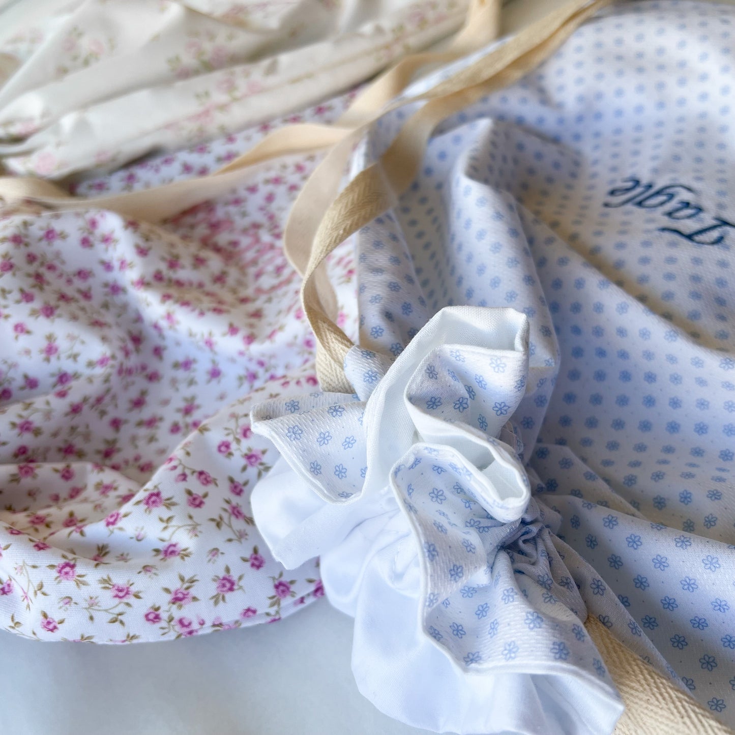 Bolsita con Nombre - tela a elección