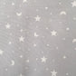 Cubrecama Patchwork - celeste y gris