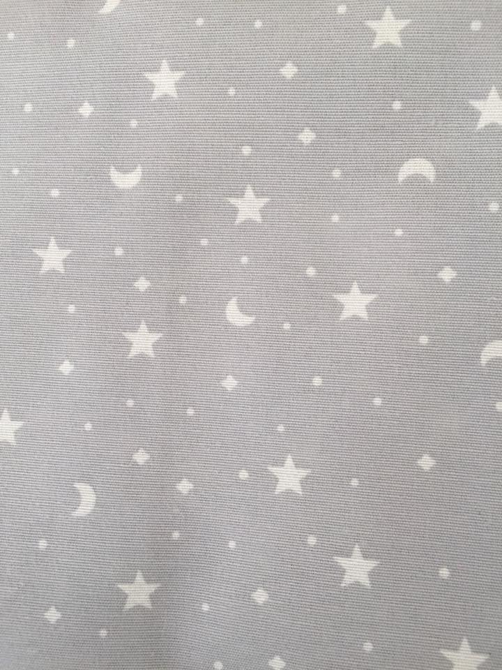 Cubrecama Patchwork - celeste y gris