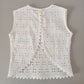 Blusa espalda abierta broderie