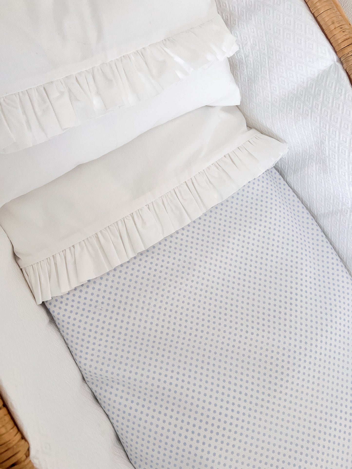 Set de Cuna - Margaritas Celestes