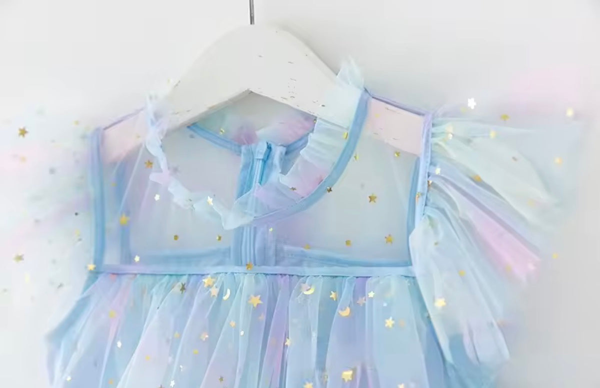 Vestido Vuelos Celeste