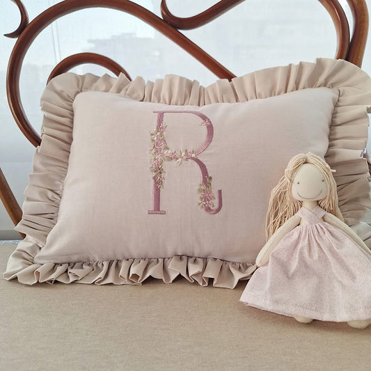 Cojín Vuelos Largo - beige