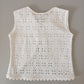 Blusa espalda abierta broderie