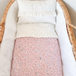Set de Cuna - Flores Rosa