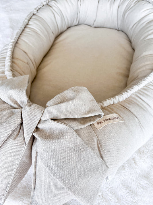 Cuna Nido - Loneta Beige