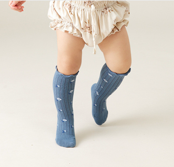 Calcetines roulette - dusty blue