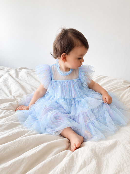 Vestido Vuelos Celeste