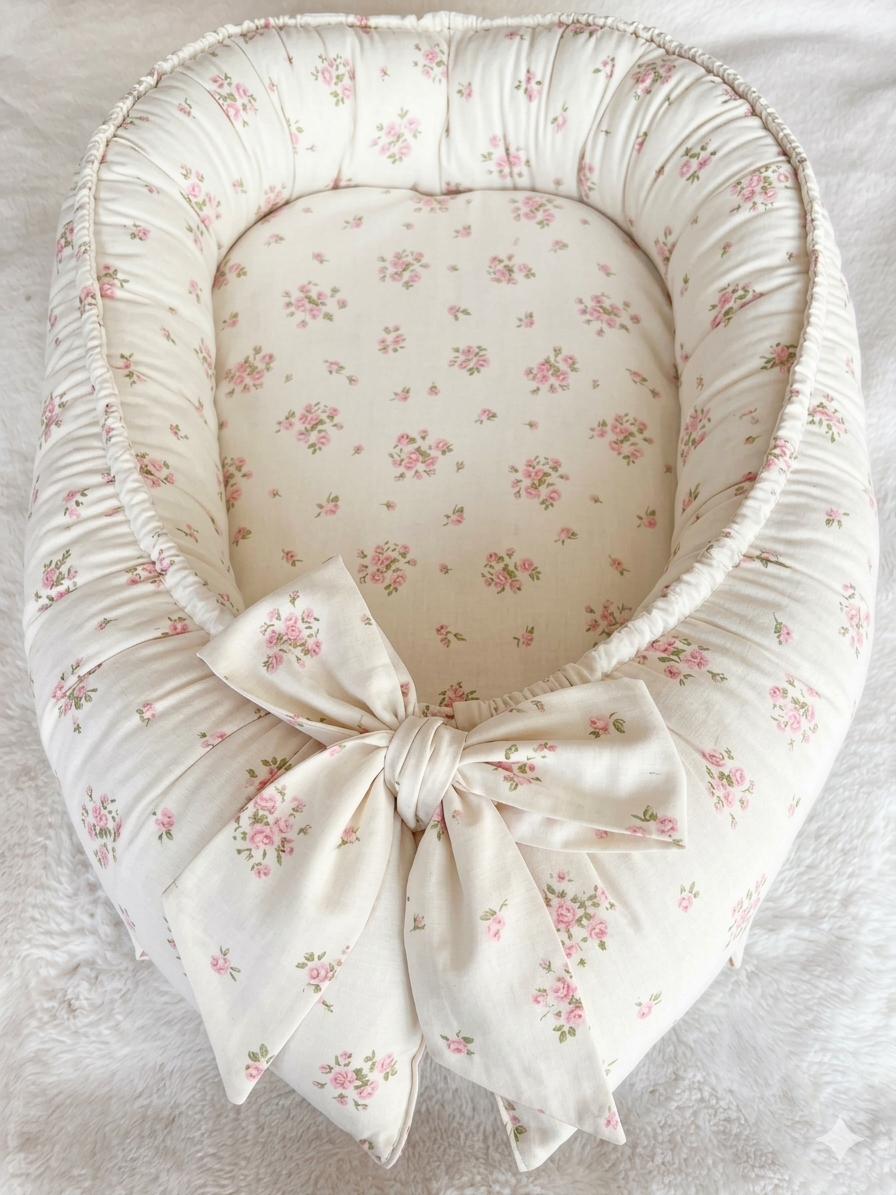 Cuna Nido - Ramitos rosa