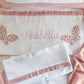 Sábanas Mariposas personalizadas - rosa y florcitas