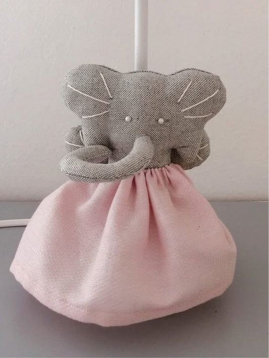 Muñeco para amarrar - Elefante gris