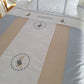 Cubrecama Conejito - celeste y beige