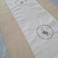 Cubrecama Conejito - celeste y beige