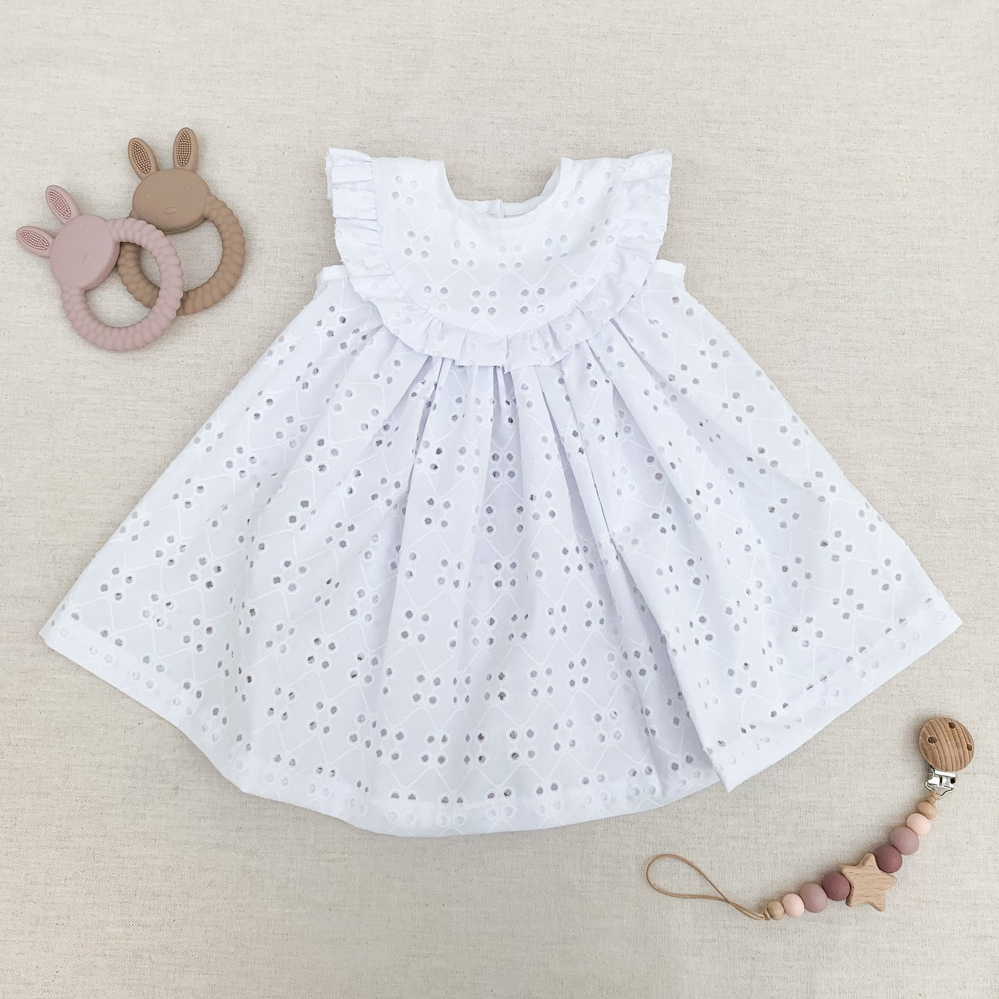 Vestido ligero - broderie blanco