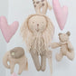 Móvil animales - rosa