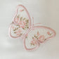 Sábanas Mariposa - crudo y rosa claro