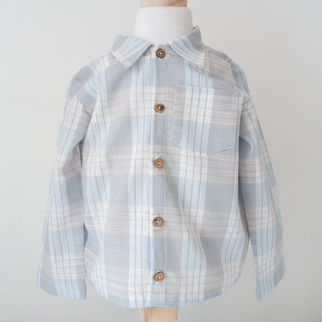 Camisa escocesa - cuello camisero