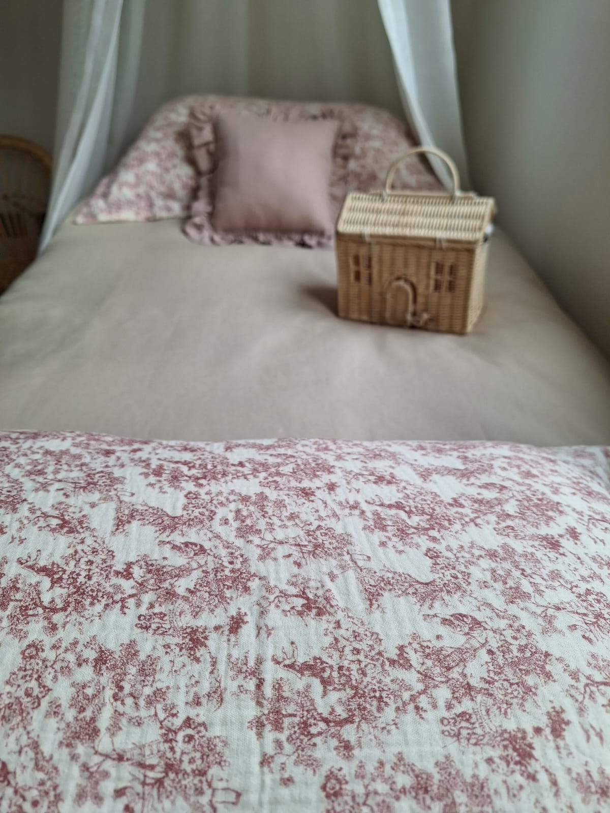 Funda Almohada Toile de Jouy