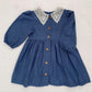 Vestido manga larga - azul (copia)