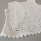 Blusa espalda abierta broderie