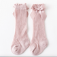 Calcetines calados - rosa palo