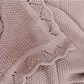 Manta tejida vuelos - dusty rose