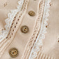 Chaleco vuelitos y broderie